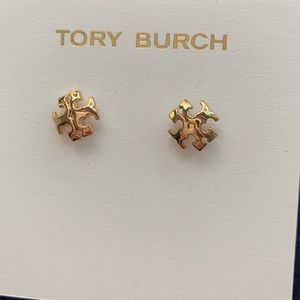 Tory Burch gold stud earrings